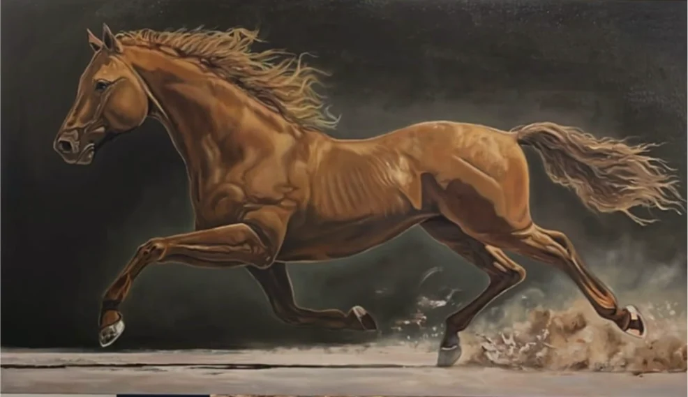 Horse &middot; view 1